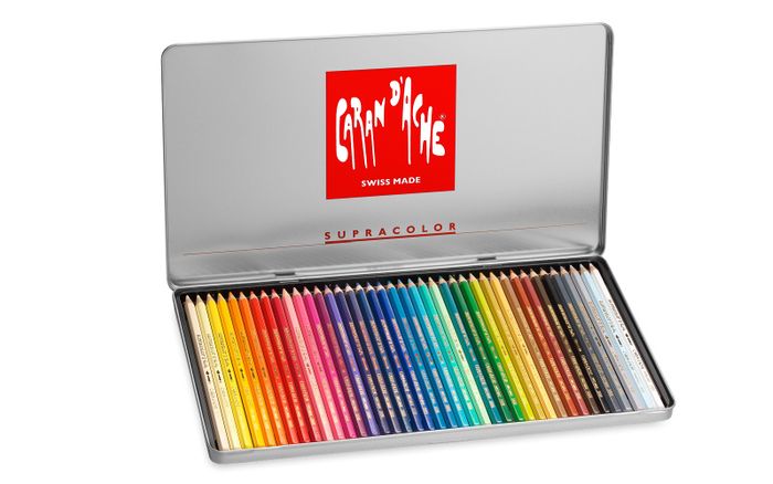 Caran dAche Supracolour Pencils (40 in a Metal Box)