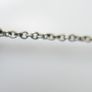 Vintage  Yellow Jade Bead Stone Jewelry. Yellow Jade Pendant  with Sterling Silver and chain length 18" - 21,5g Image 8
