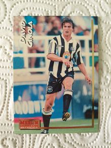 David Ginola Newcastle United Football Trading Card 1995 to 1996