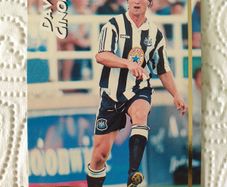 David Ginola Newcastle United Football Trading Card 1995 to 1996
