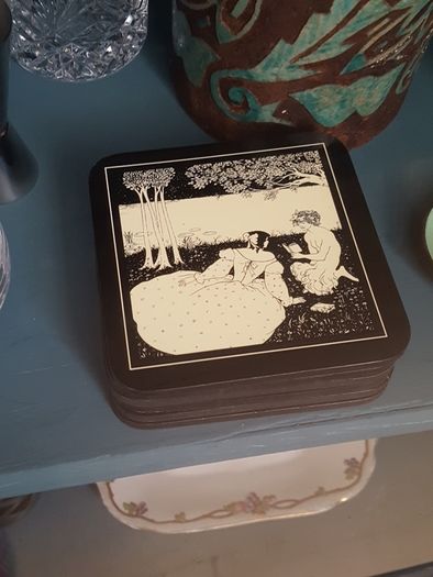 Beautiful Art Coasters By Aubrey Beardsley