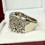 Diamond Lab-Grown Diamond Firecracker Statement Ring Image 5
