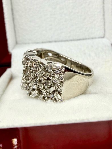 Diamond Lab-Grown Diamond Firecracker Statement Ring