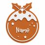 Personalised Gingerbread Christmas Gift Tags, Set of 8 3D Image 5