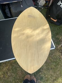 Wooden skim board