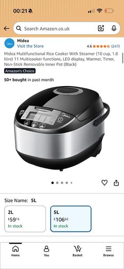 Midea 5L Rice Cooker