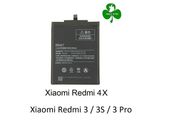 For Xiaomi Redmi 4X  / Xiaomi Redmi 3 / 3S / 3 Pro Battery 4100mAh MI BM47 Battery Replacement New