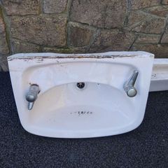 Sink and pedestal