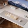 Electric Standing Desk, 100 x 60 cm, White Height Adjustable Desk, 2 Hooks, 4 Memory Heights, 72-118cm, Splice Board, Ergonomic Sit Stand Computer Desk for Home Office Image 5