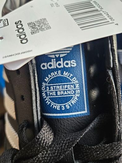 Adidas Samba Black, White UK 10.5