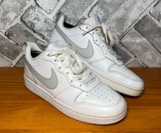 Nike Court Borough Ladies Leather Trainers UK5.5 EUR38.5 All White