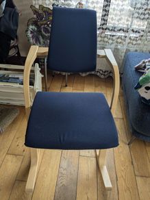 Designer Peter Opsvik back support rocking chair
