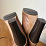 Creeks Brown leather ankle boots with heels 36/3 Image 10