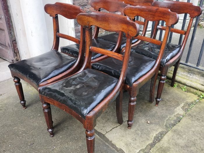 Set of 6 Victorian mahogany Dining Chairs