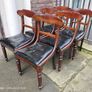 Set of 6 Victorian mahogany Dining Chairs Image 3