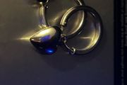 silver earrings