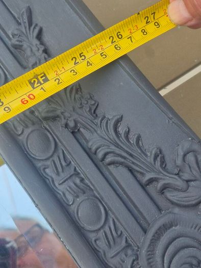 Dark Navy vintage Mirror - heavy
