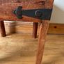 Antique Hardwood Table & 6 Chairs Image 7