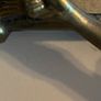 Antique solid brass 18 in crusifix. Heavy piece Image 4