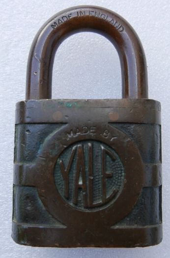 Antique Yale Brass Padlock
