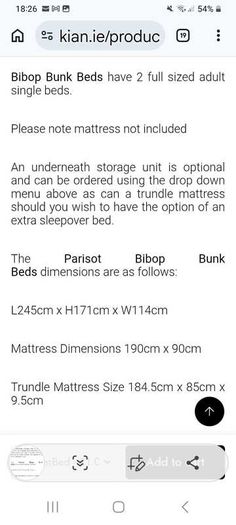 Bunk beds