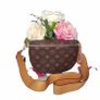Brown patterned kidney bag Image 5