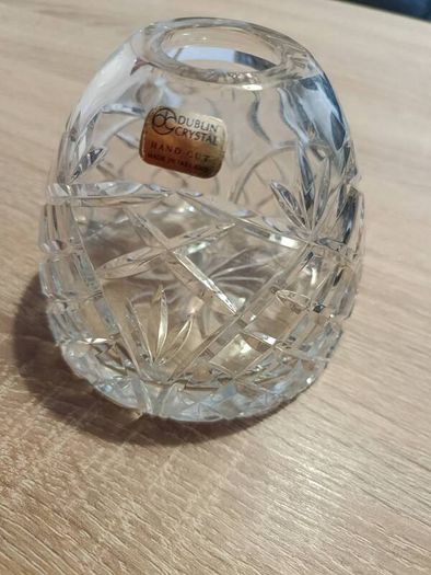 Dublin Crystal Glass Vase Hand Cut