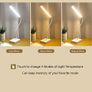 Rechargeable Desk Lamp Reading Light Cordless Table Lamp, Large Battery,Touch Dimmable Image 6