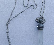 1928 Brand Vintage Style Perfume Bottle Necklace