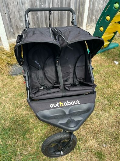 Out and about double buggy