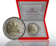 Vatican 2 Euro Proof Coin 2024 - 750th Anniversary of the death of Saint Thomas Aquinas