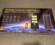 Outdoor AI Solar Camera and Lighting 450w