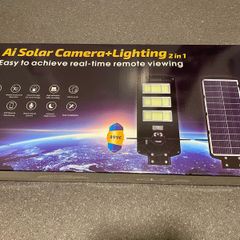 Outdoor AI Solar Camera and Lighting 450w