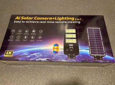 Outdoor AI Solar Camera and Lighting 450w