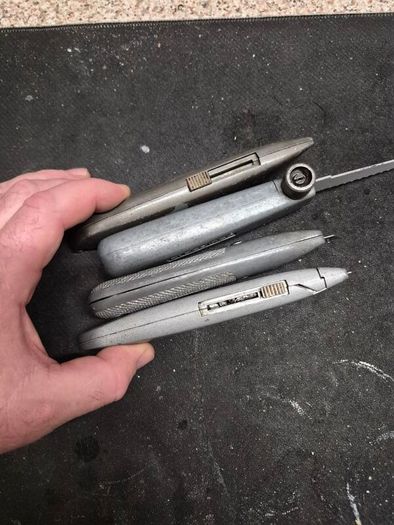 3 x Stanley Knife and Pad Saw