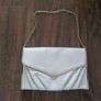 New Look Clutch Bag White Grey Silver Snake Image 3