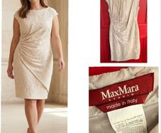 Max mara studio chic dress neutral sophisticated