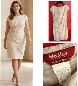 Max mara studio chic dress neutral sophisticated