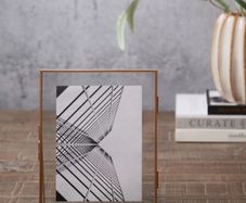 Photo Frame - glass with aluminium frame