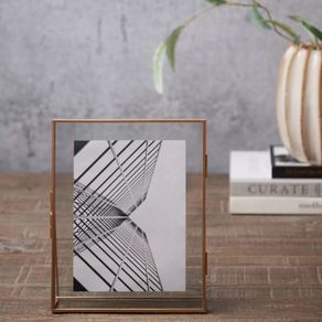 Photo Frame - glass with aluminium frame