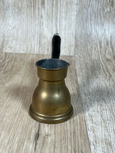 Vintage Syrian Brass Cezve/Ibrik - Marked "Sami," Turkish Coffee Pot