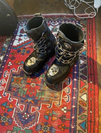 New Rock Reactor Leather boots