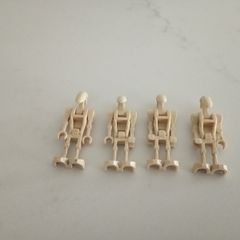 Lego star wars minifigure battle droid 4 pieces
