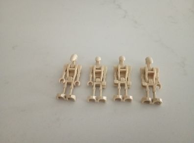 Lego star wars minifigure battle droid 4 pieces