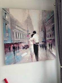 Romantic Walk Canvas Art