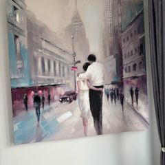 Romantic Walk Canvas Art