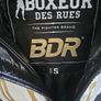 Boxeur Des Rues puffer jacket - black and gold - size S Image 5