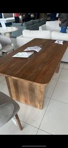 Wood dining table
