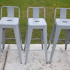 Industrial bar stool