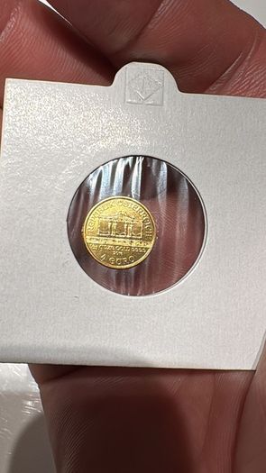 Small rare 2016 1/25 oz 1.3gr Austrian Gold Philharmonic  Coin